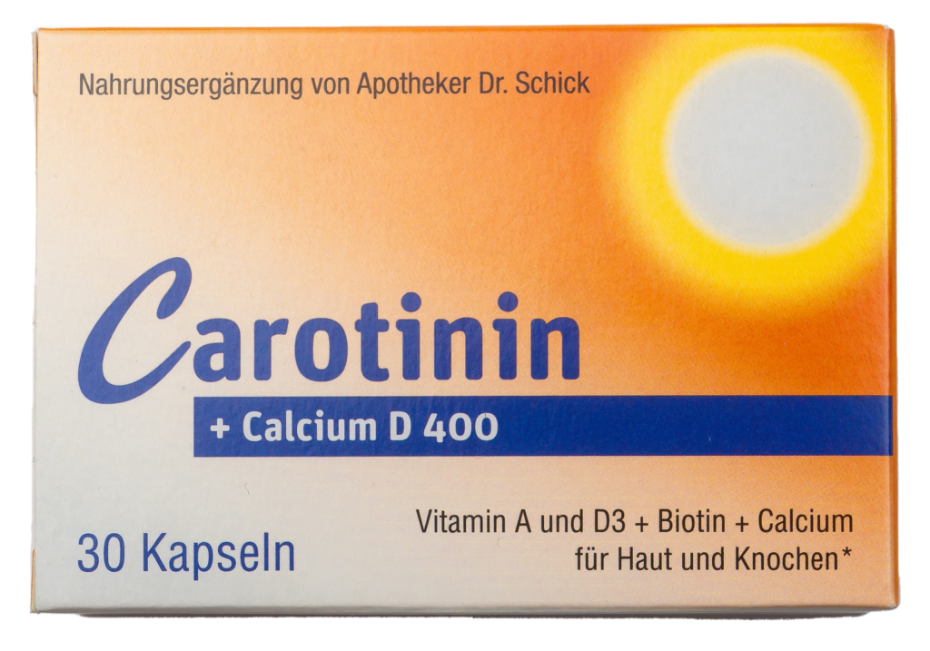 Dr. Schick | Carotinin + Calcium D 400 30 Kapseln